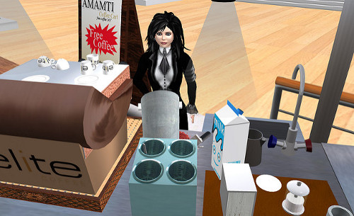 Screenshot of a player in Second Life
